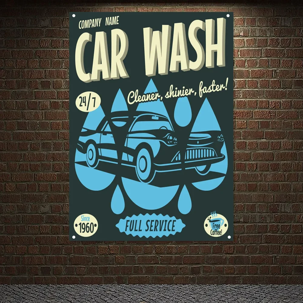 Vintage ล้างรถ FULL SERVICE &  - Auto Repair Shop Banners บทวิจารณ์และราคา