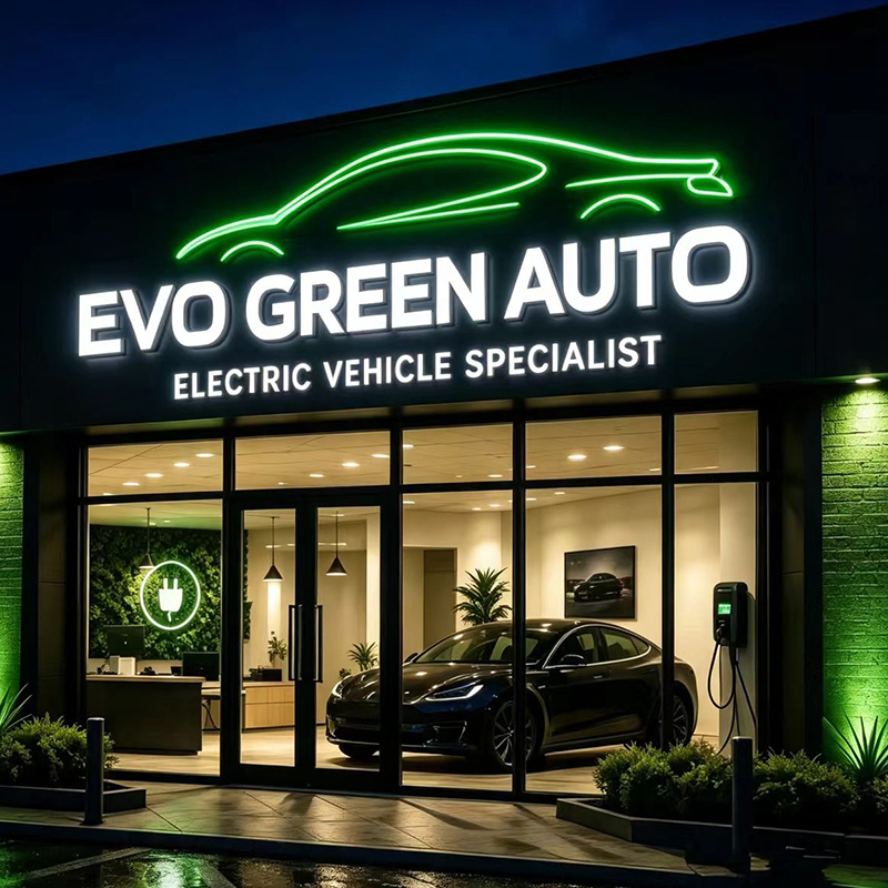 ป้ายไฟ LED แบบกำหนดเองสำหรับติ - Auto Repair Shop Logo Design บทวิจารณ์และราคา
