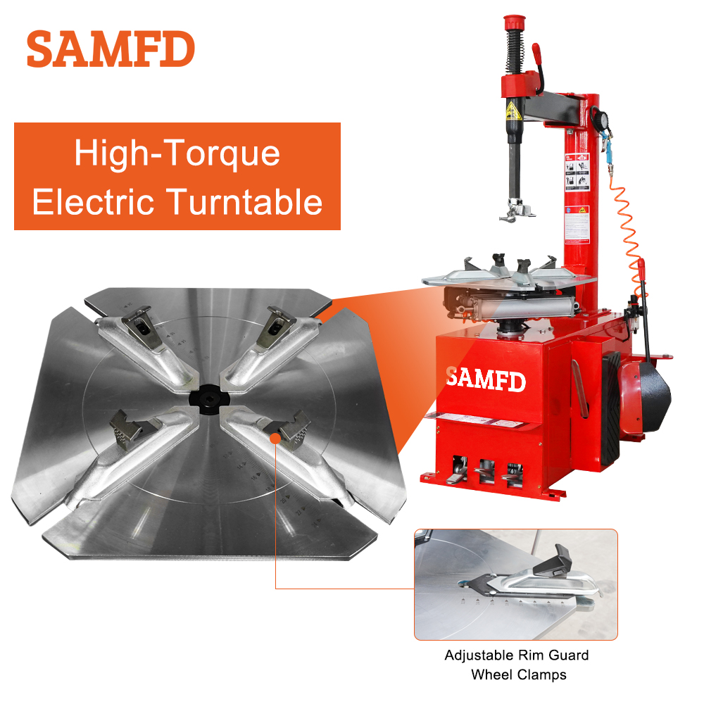 เครื่องเปลี่ยนยางรถยนต์อัตโนมั - Tire Changer Machine บทวิจารณ์และราคา