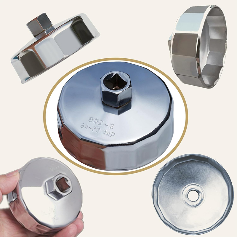 84 มม.-14 ขลุ่ย 902-2 ประแจกรอ - Oil Filter Wrench บทวิจารณ์และราคา